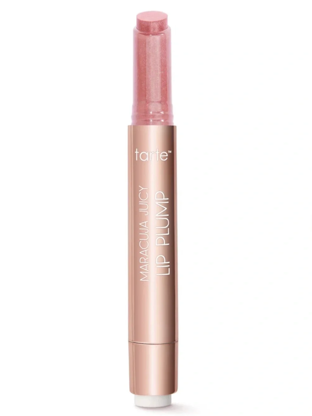 🌻Tarte Maracuja Juicy Lip Plump — Rose Quartz Shimmer Glass New FullSz